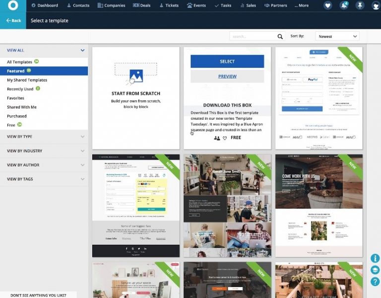 ontraport landing pages