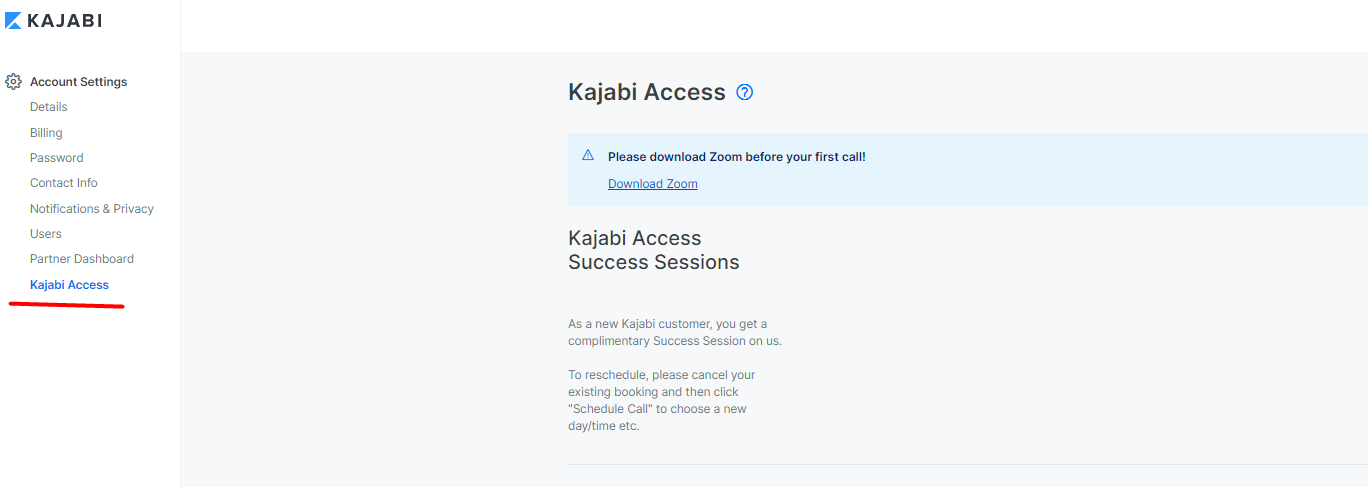 Kajabi Access Call