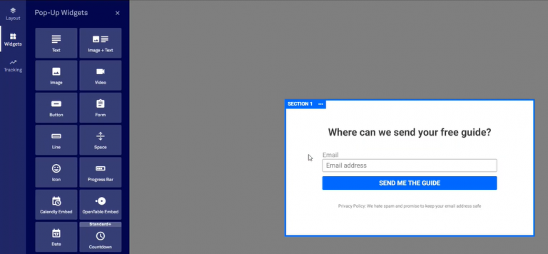 Leadpages Pop Up