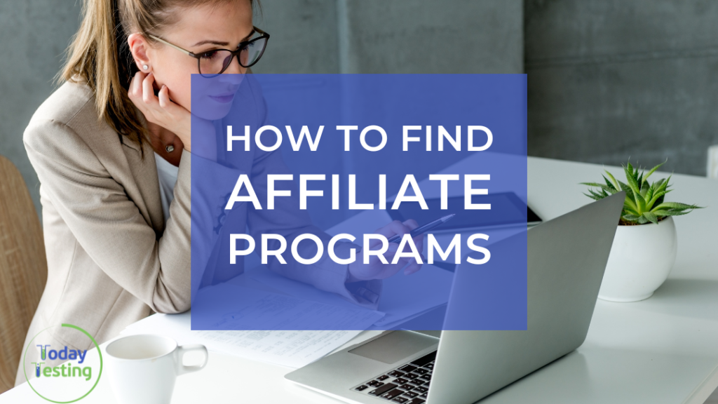 how to find affiliate programs photo