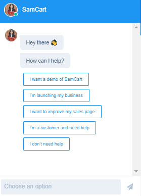 SamCart support