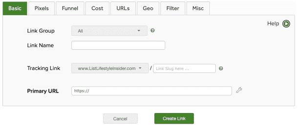 create link