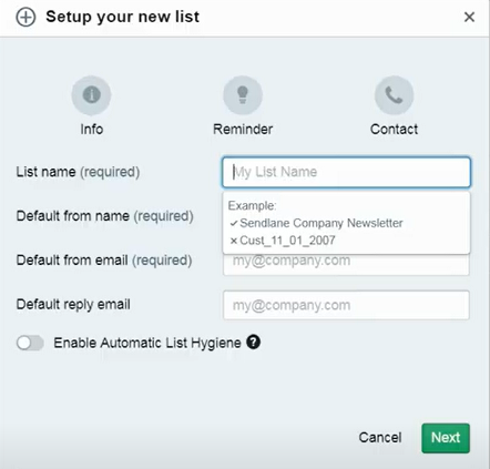 list management