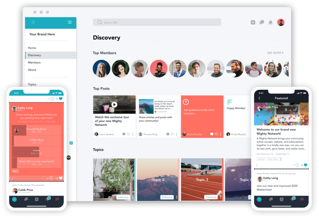 mighty networks community builder