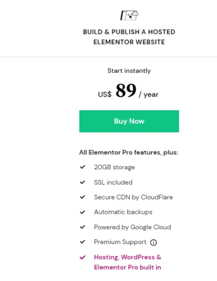 elementor pricing