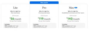 keap pricing
