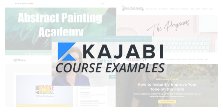 Kajabi Course Examples