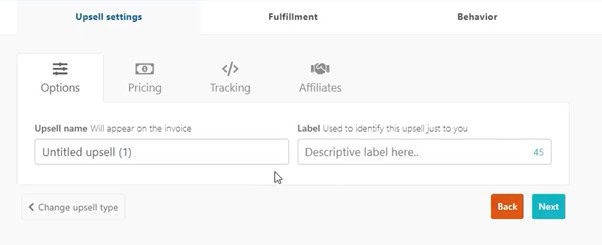 Step 2: Set Up an Upsell