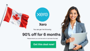 Exclusive Xero discount code for Canada – save 90% on accounting software for small businesses.