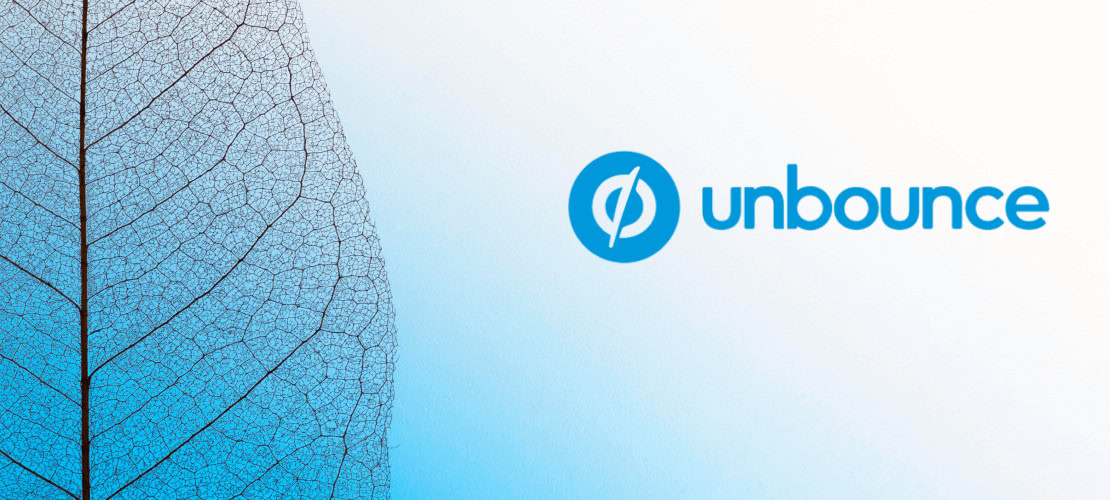 Unbounce promo code banner showing discount offer