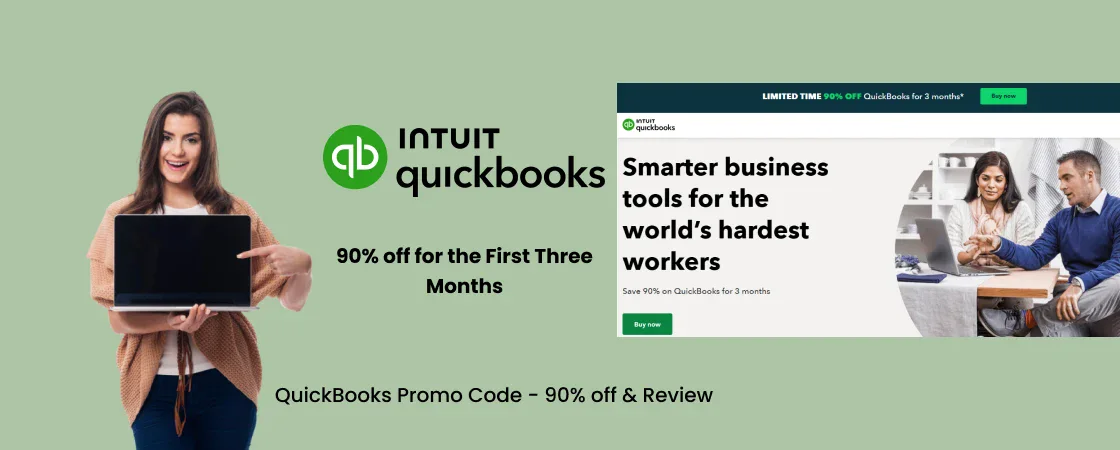 QuickBooks promo code 90% off hero image