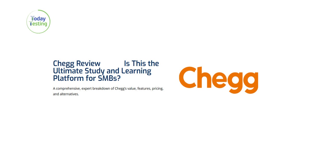 Chegg Review 2026 Features Pricing Promo Codes Top Alternatives