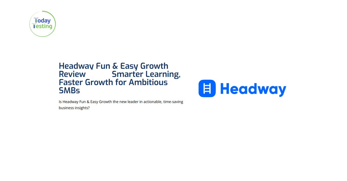 Headway Fun & Easy Growth Review 2026 Features, Pricing &