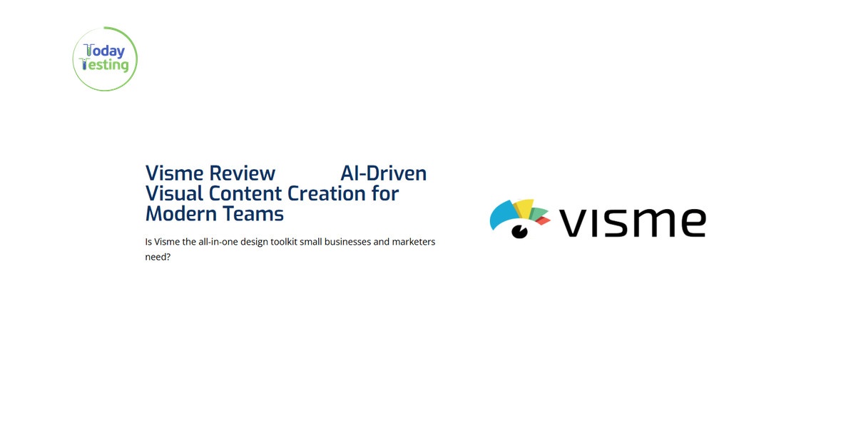 Visme Review 2026: Features, Pricing & Comparison