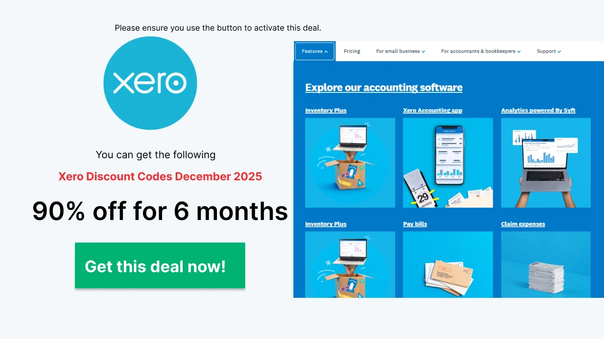 Xero accounting software features - app, pay bills, claim expenses, and more