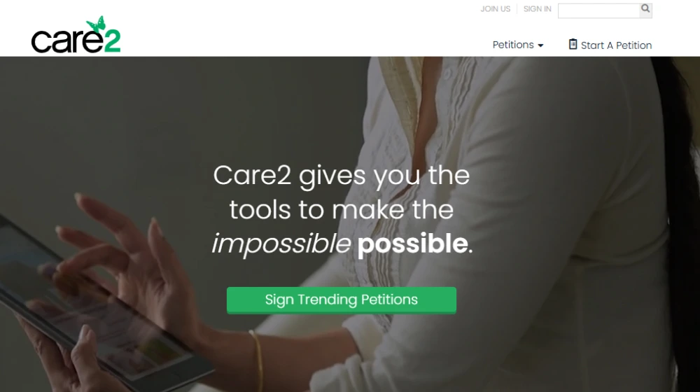 Care2 dashboard
