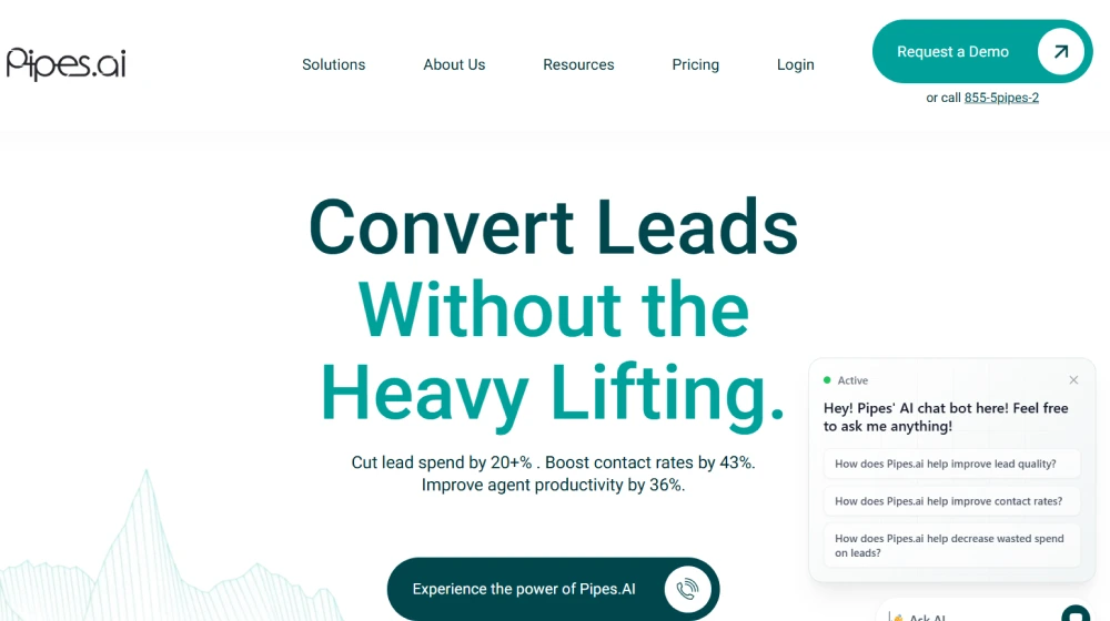Pipes.AI dashboard