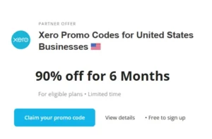 Xero discount up to 90% for 6 months