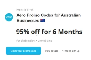Xero Promo codes for Australian Businesses - 95% off for 6 months