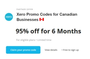 Xero discount up to 95% for 6 months
