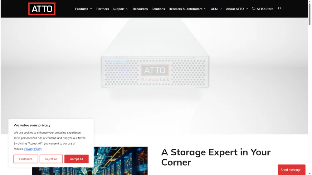 Atto dashboard