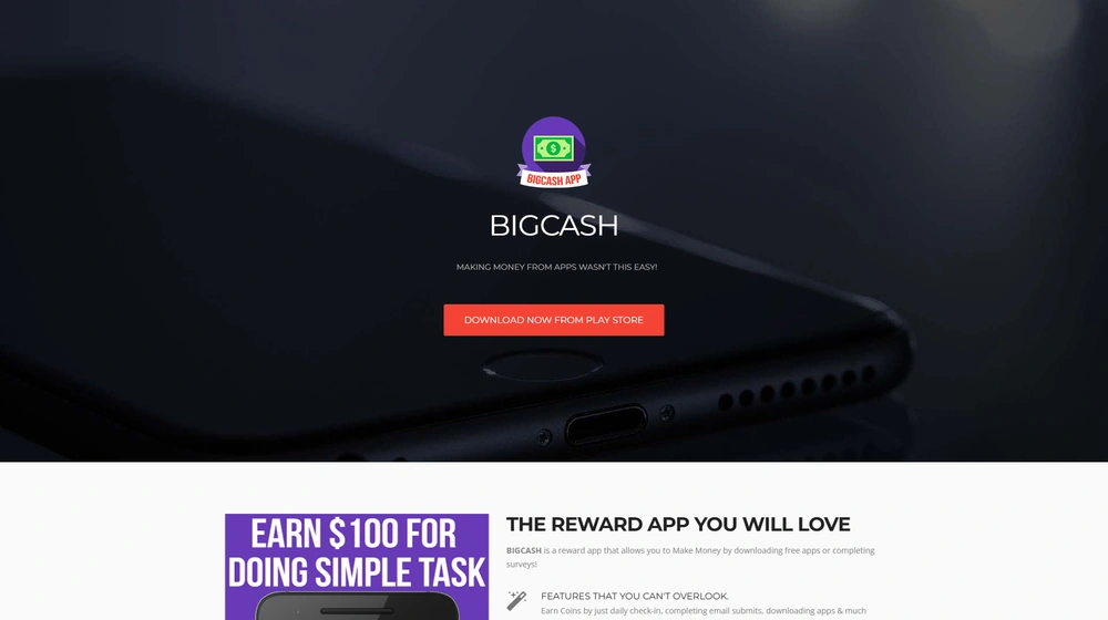 Cashgamer App dashboard