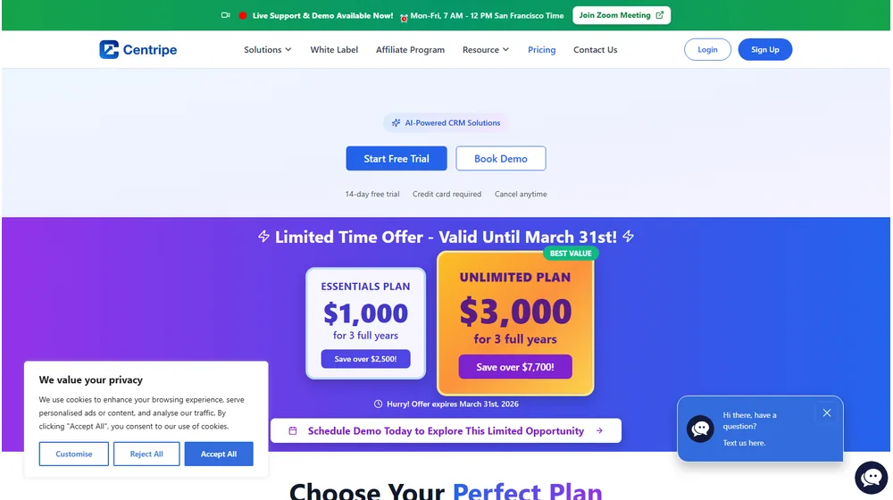 CRMone dashboard