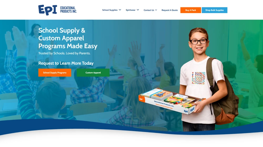 Educational Products dashboard