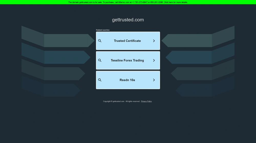 GetTrusted dashboard