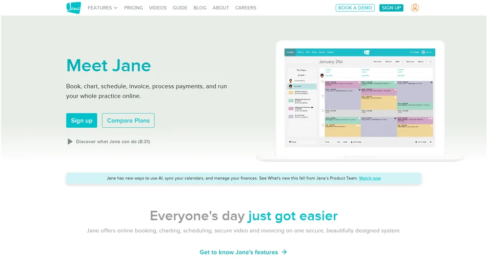 Jane dashboard