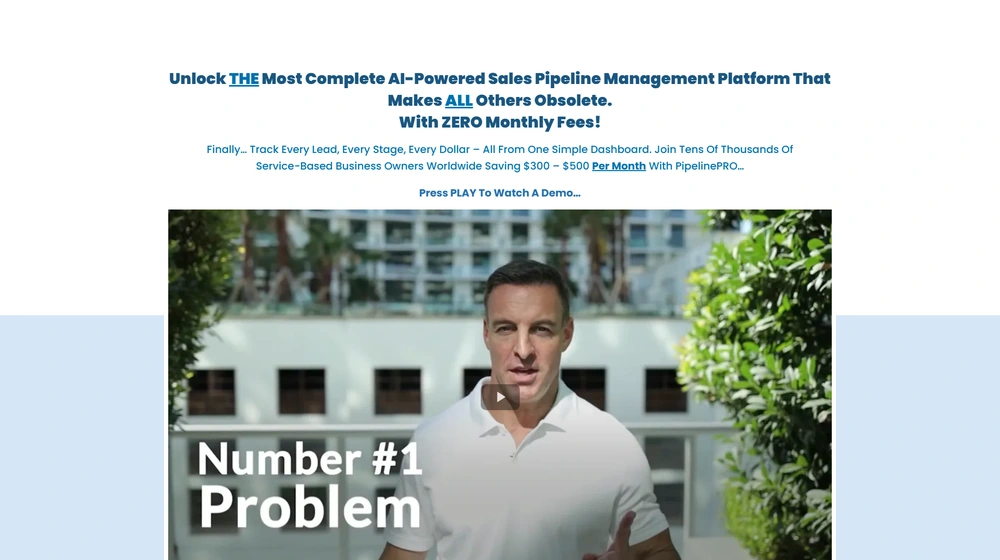 PipelinePRO dashboard