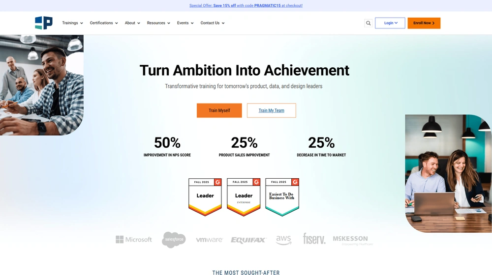 Pragmatic Institute dashboard