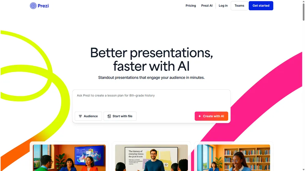 Prezi dashboard