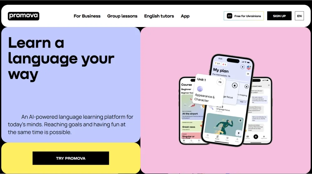 PROMOVA dashboard