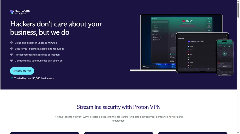 Proton dashboard