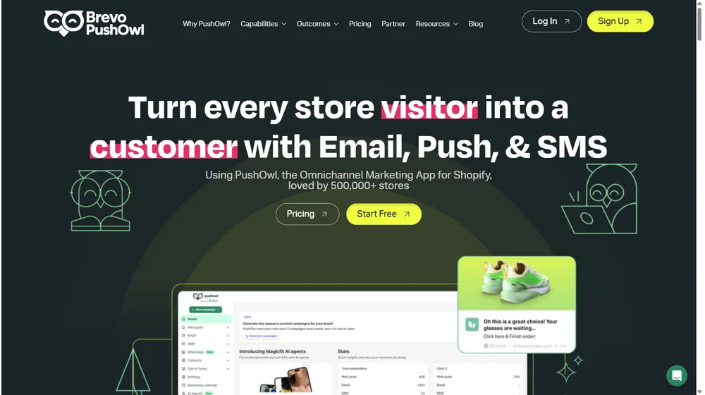 PushOwl - Web Push Notifications dashboard