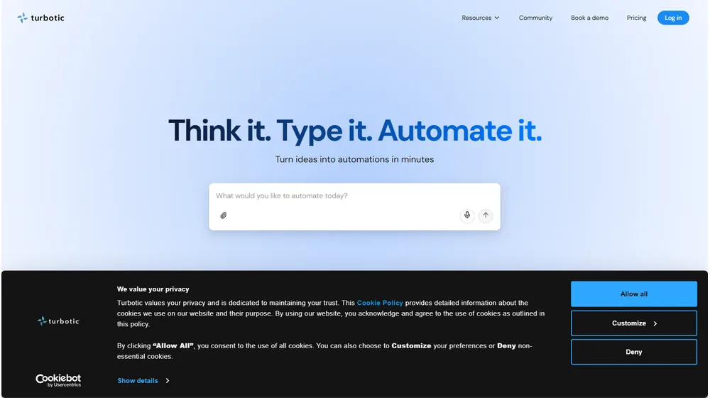 Turbotic dashboard