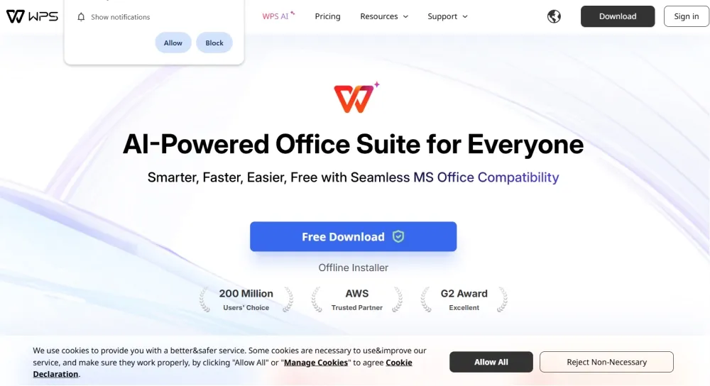 WPS SOFTWARE PTE LTD  dashboard