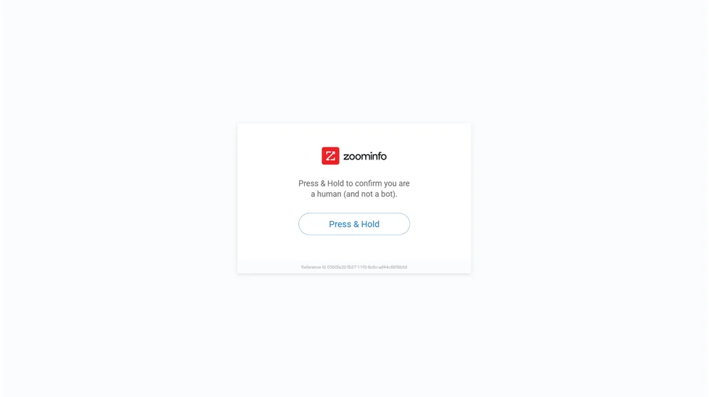 Zoominfo dashboard